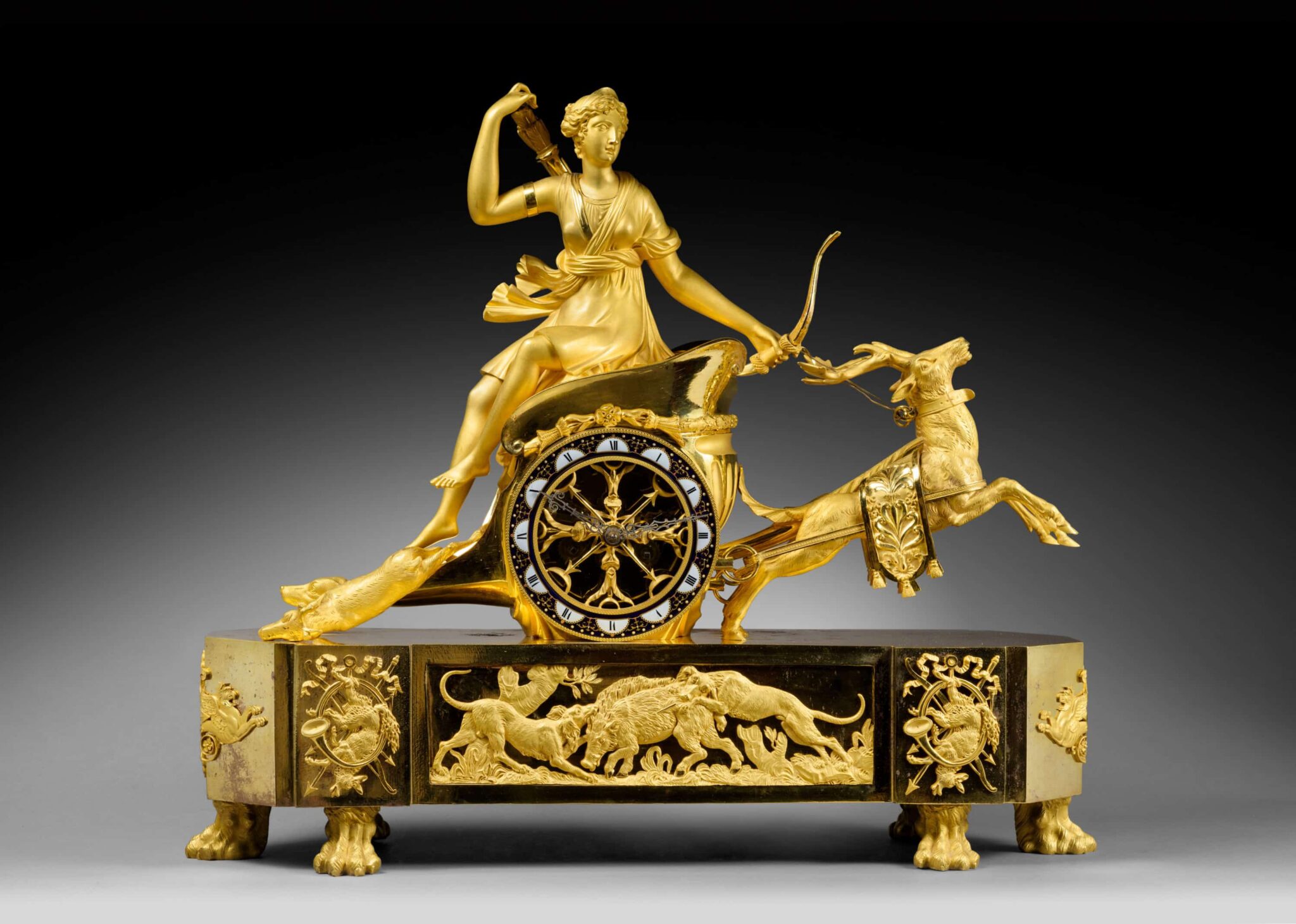 french empire mantel clock