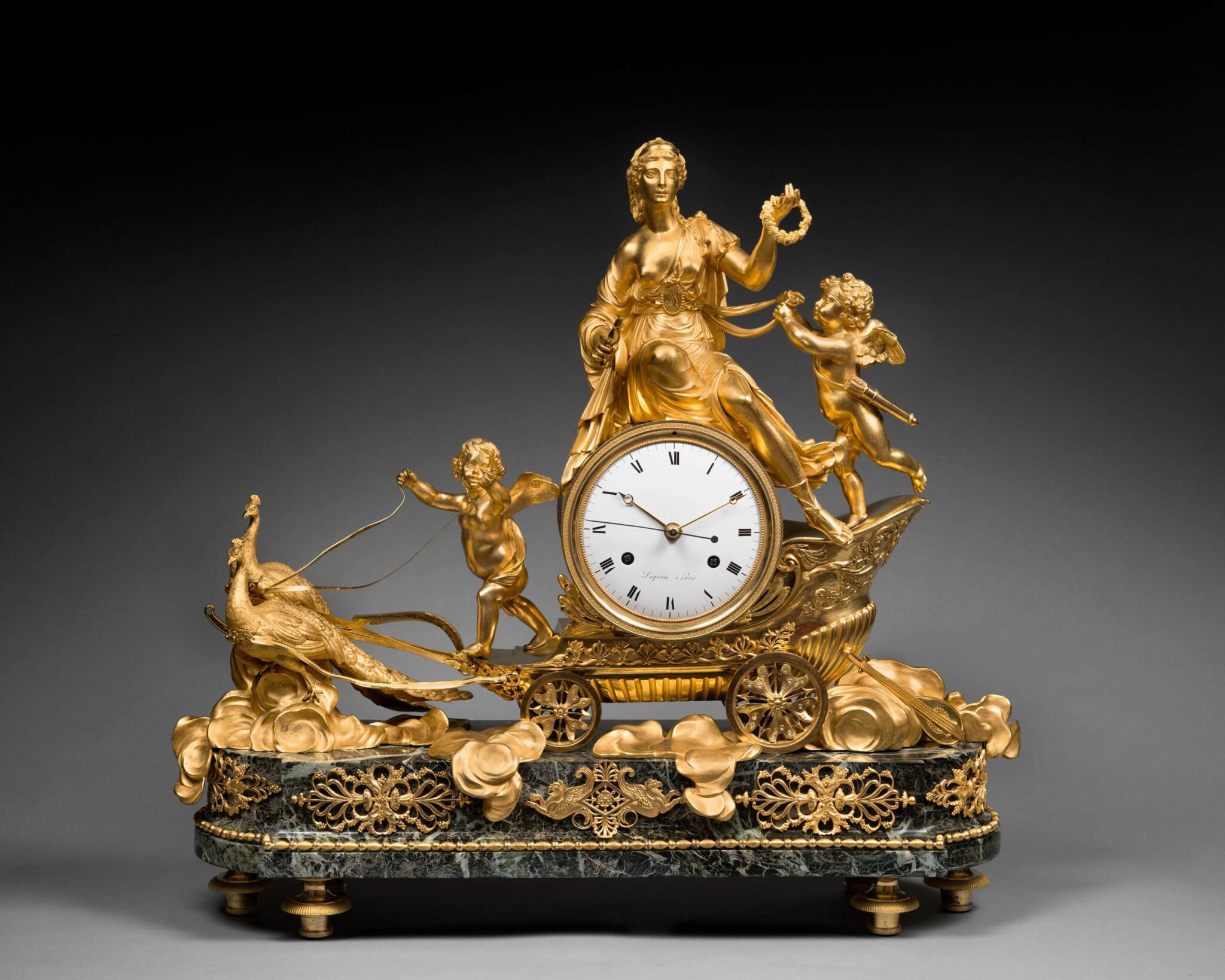 french empire mantel clock