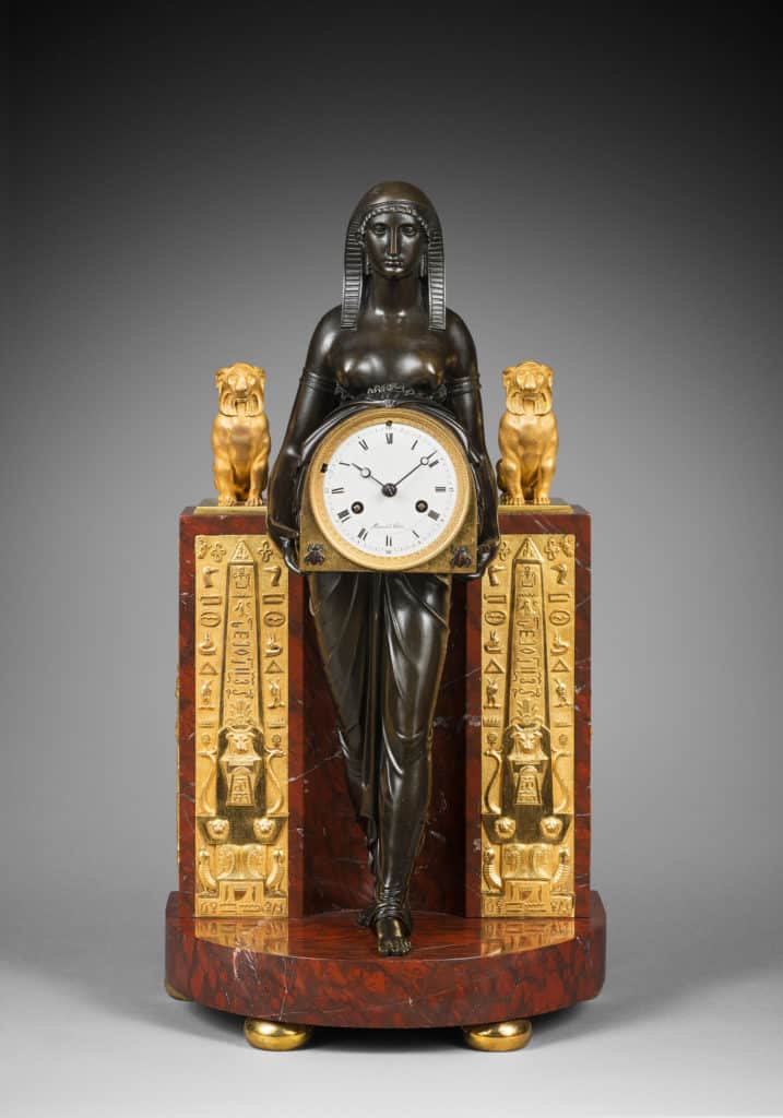 french empire mantel clock