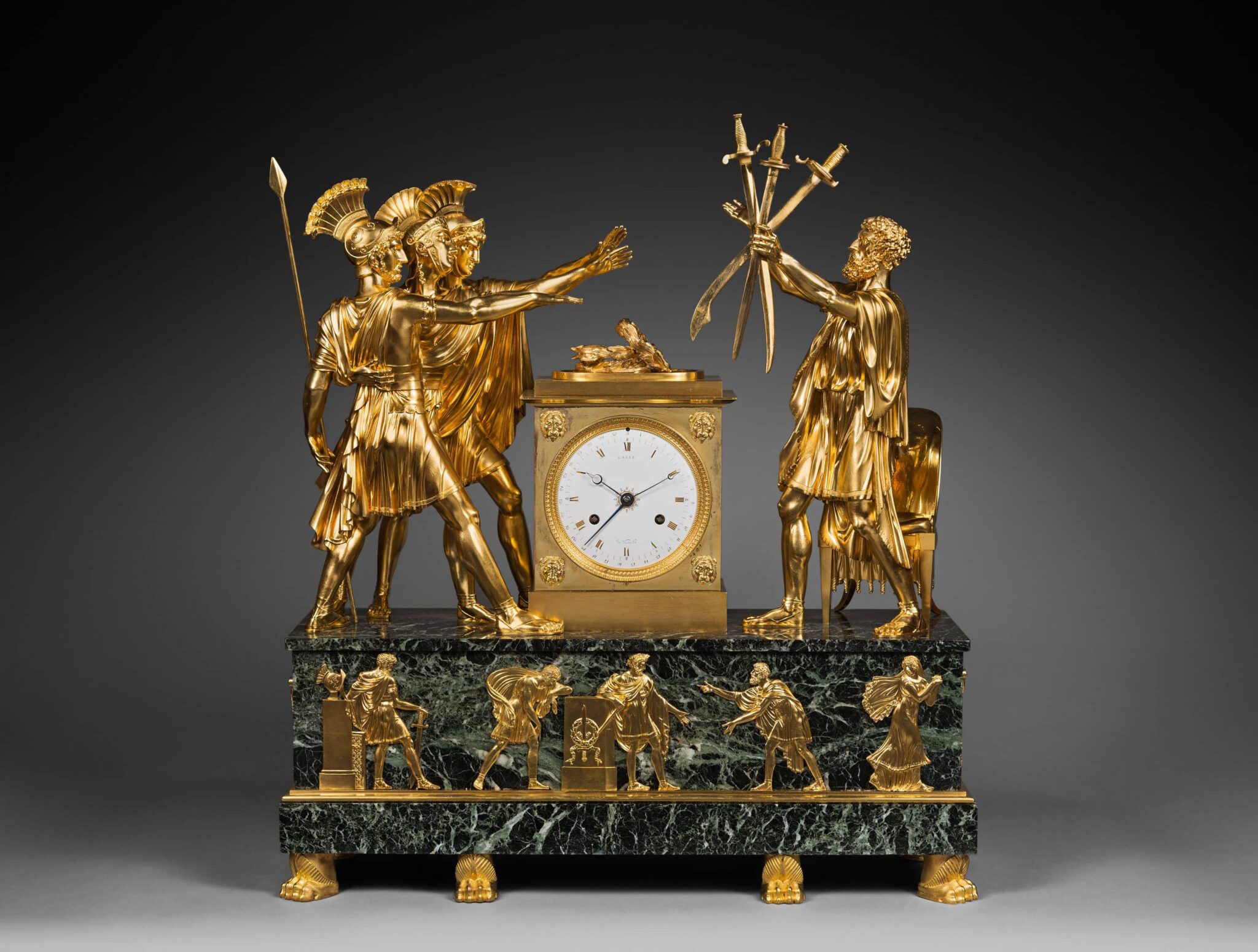 french empire mantel clock