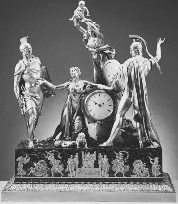 french empire mantel clock
